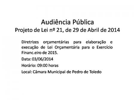 Audiência Pública