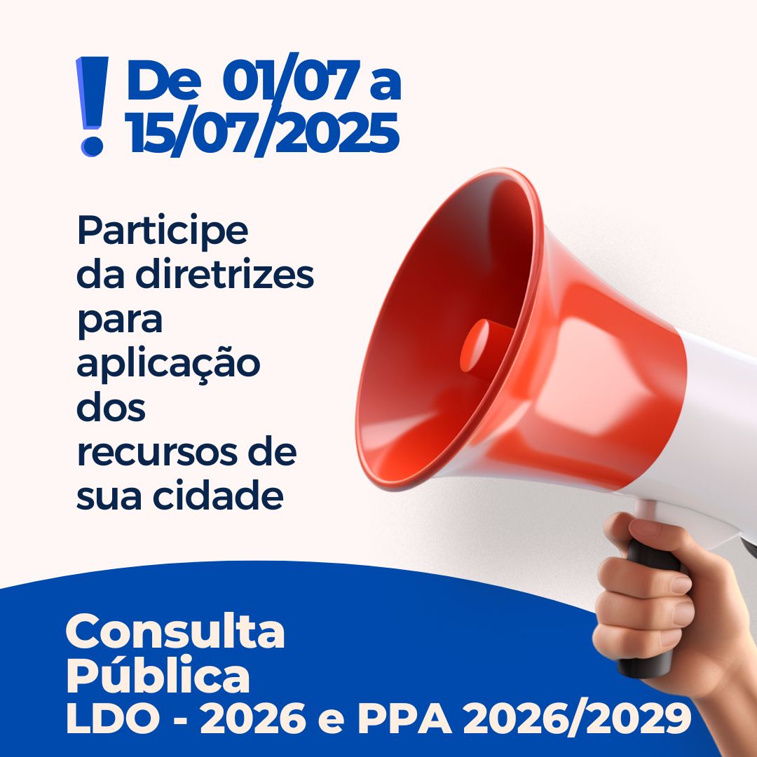 PARTICIPE! SUA OPINIÃO FAZ A DIFERENÇA!